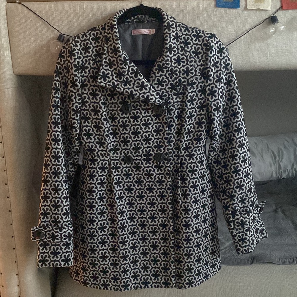 Pura Vida double-breasted pea coat